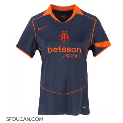 Zenski Nogometni Dres Inter Milan Manuel Akanji #25 Rezervni 2025-26 Kratak Rukav Zenski Nogometni Dres Inter Milan Manuel Akanji #25 Rezervni 2025-26 Kratak Rukav